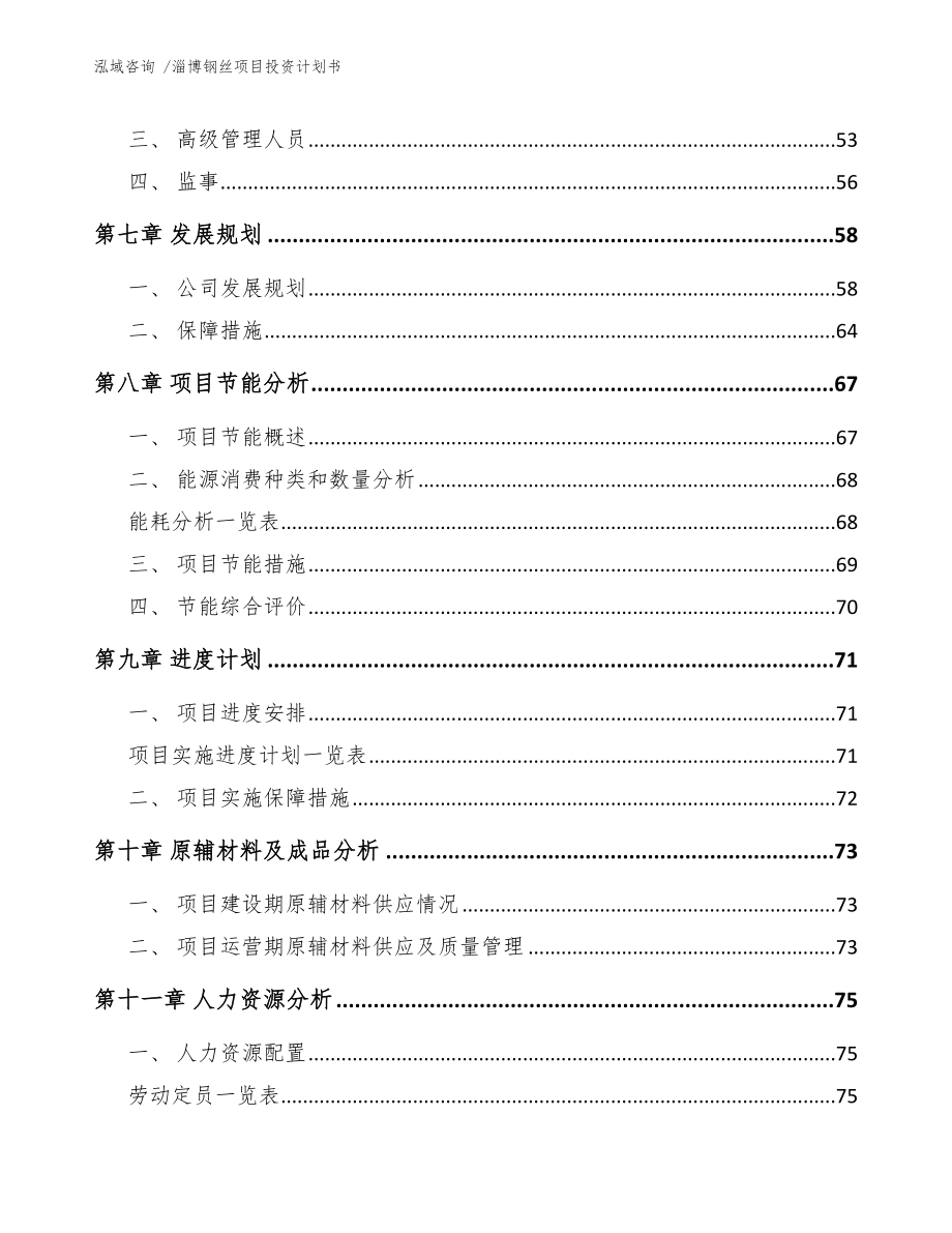淄博钢丝项目投资计划书模板参考_第4页
