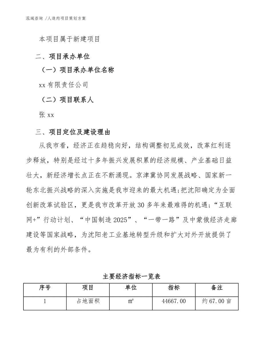 人造肉项目策划方案（模板）_第4页