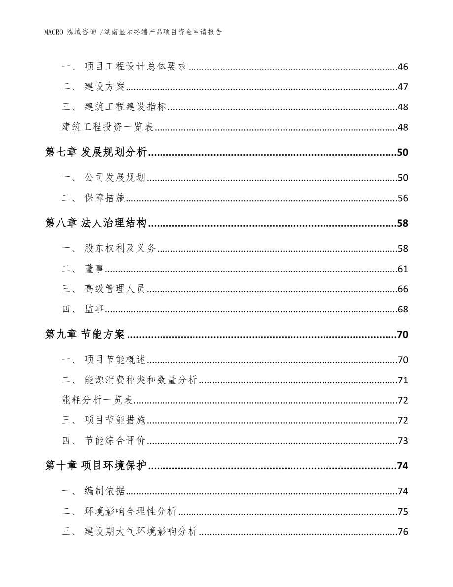 湖南显示终端产品项目资金申请报告_参考范文_第5页