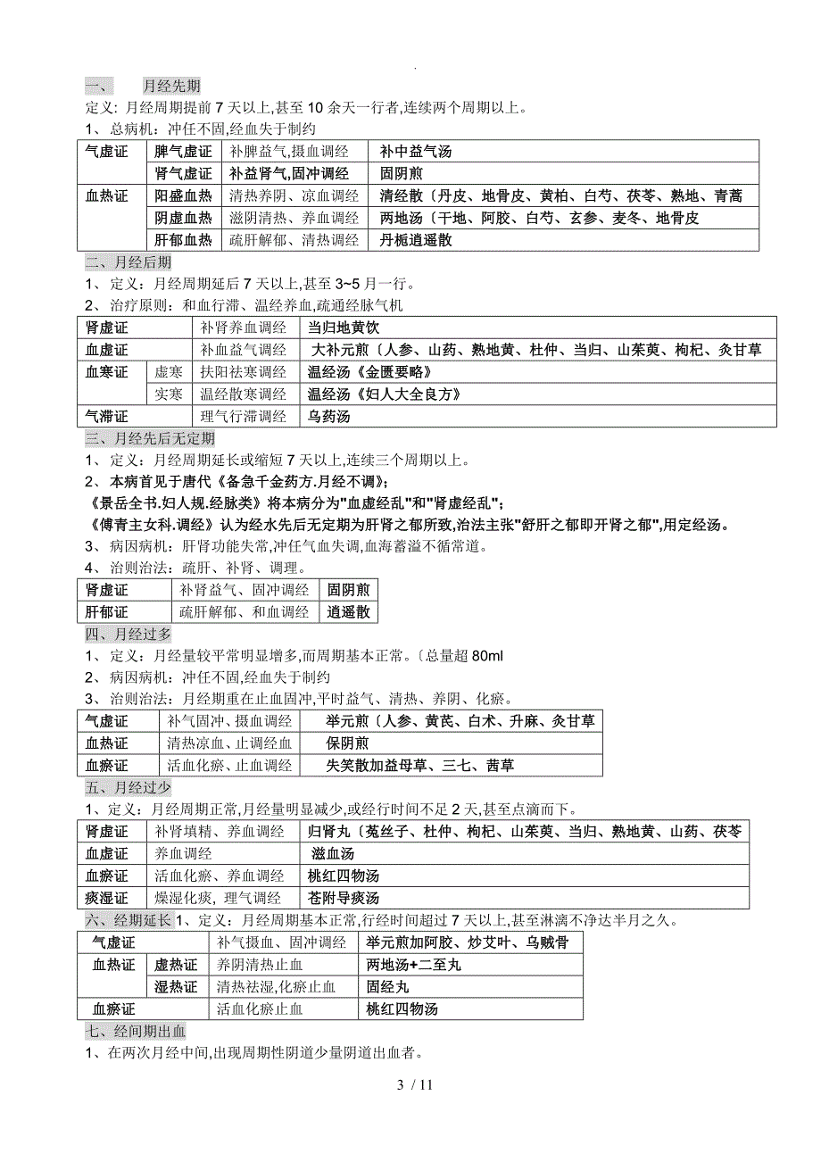 中医妇科学复习概要[中医妇科学复习重点]供2014年考试用_第3页