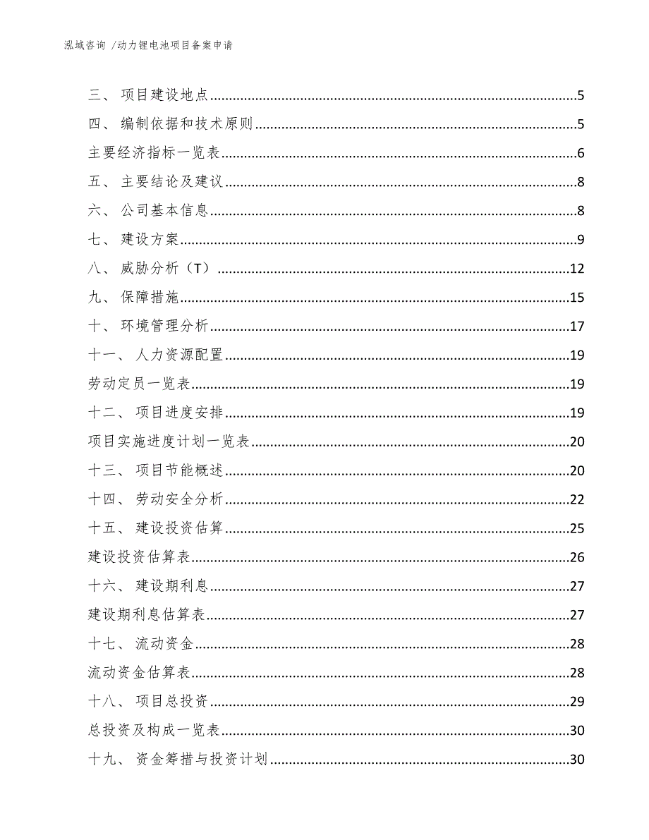 动力锂电池项目备案申请（范文）_第2页