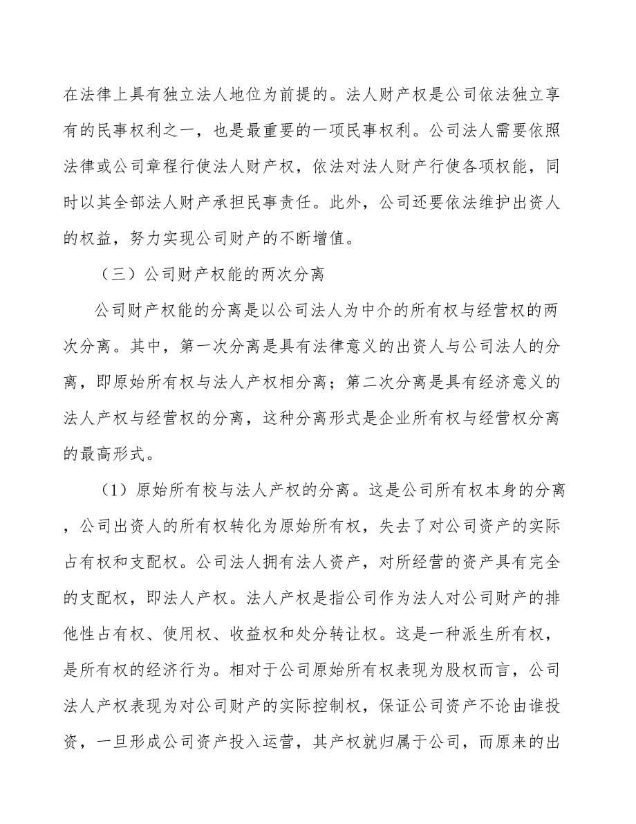 xx投资建设项目公司法人治理结构（参考）_第5页