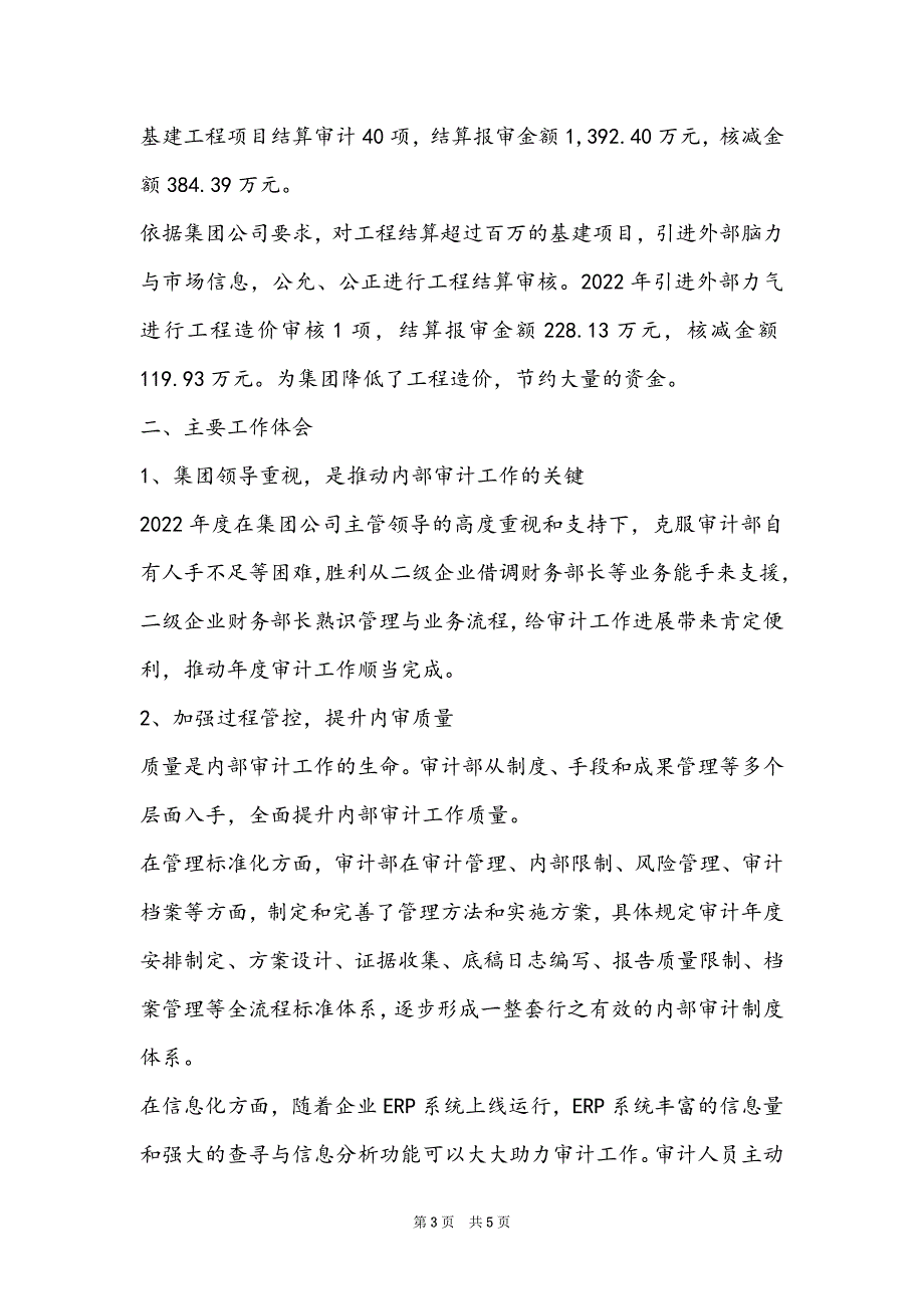 审计局年终工作总结范文2022_第3页