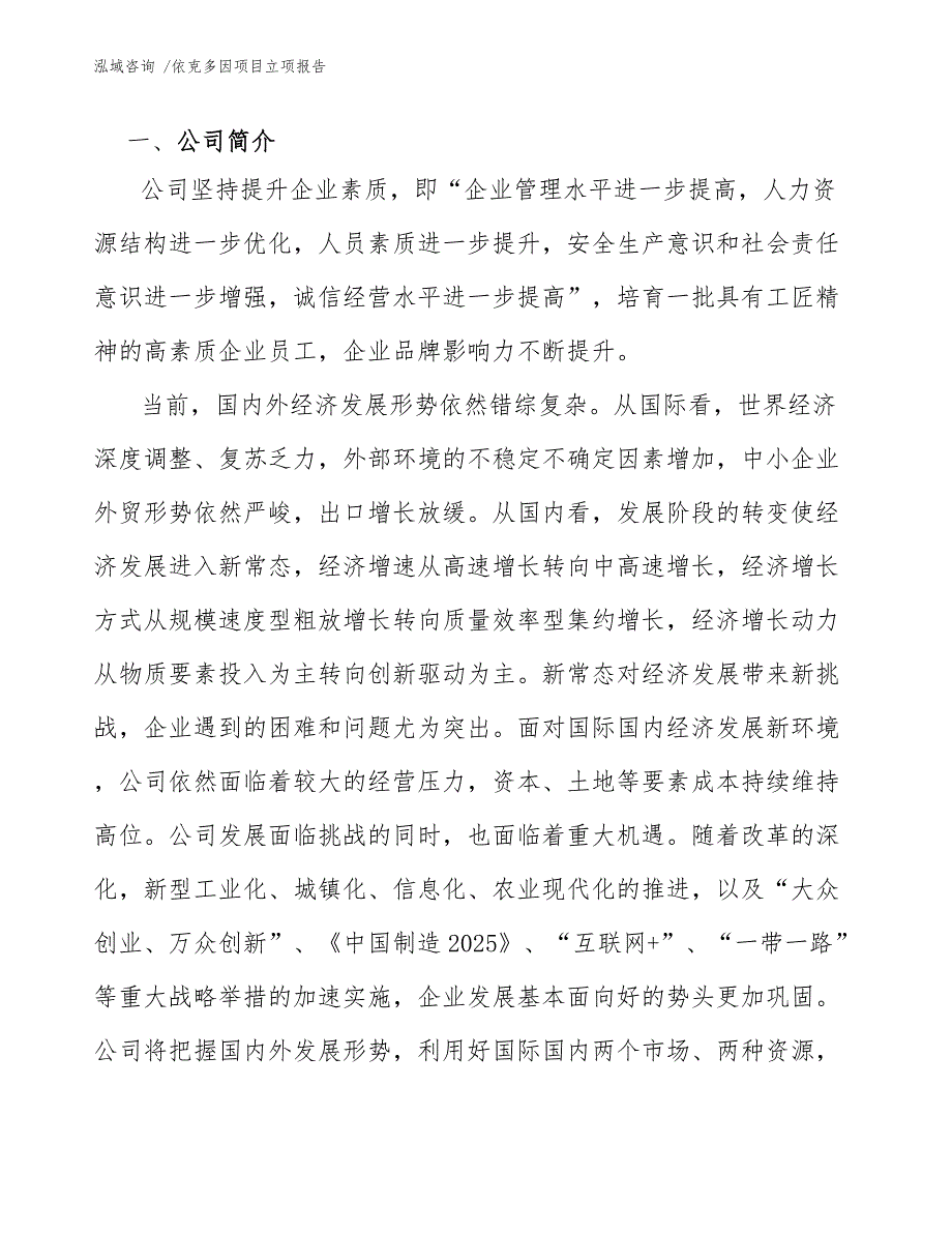 依克多因项目立项报告（模板参考）_第4页