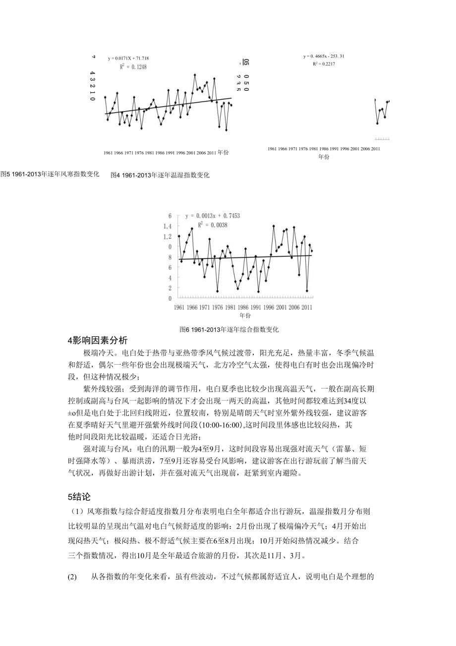 电白旅游气候舒适度分析与评价_第5页