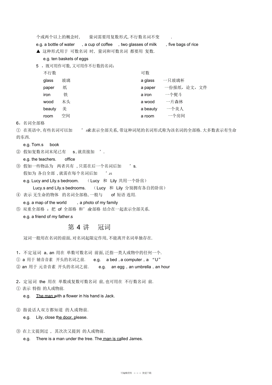 2022年2018年小学英语语法大全-全面总结_第2页