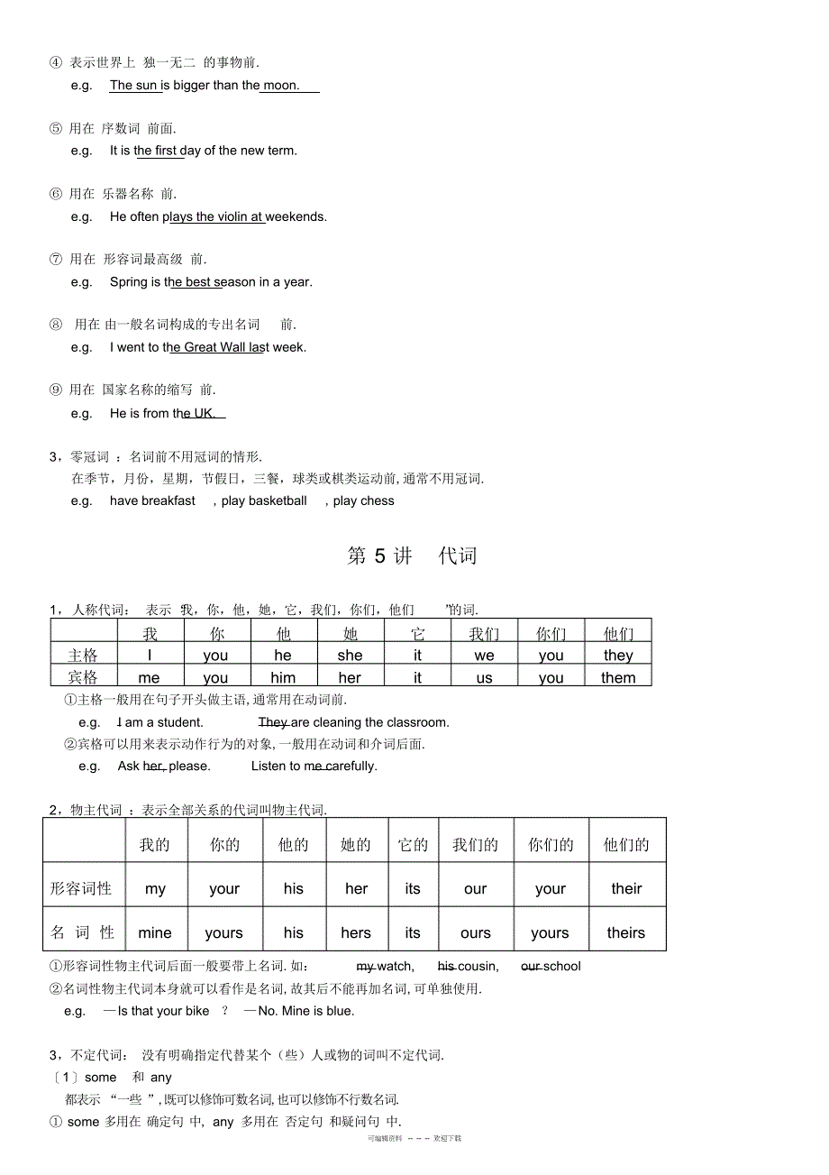 2022年2018年小学英语语法大全-全面总结_第3页