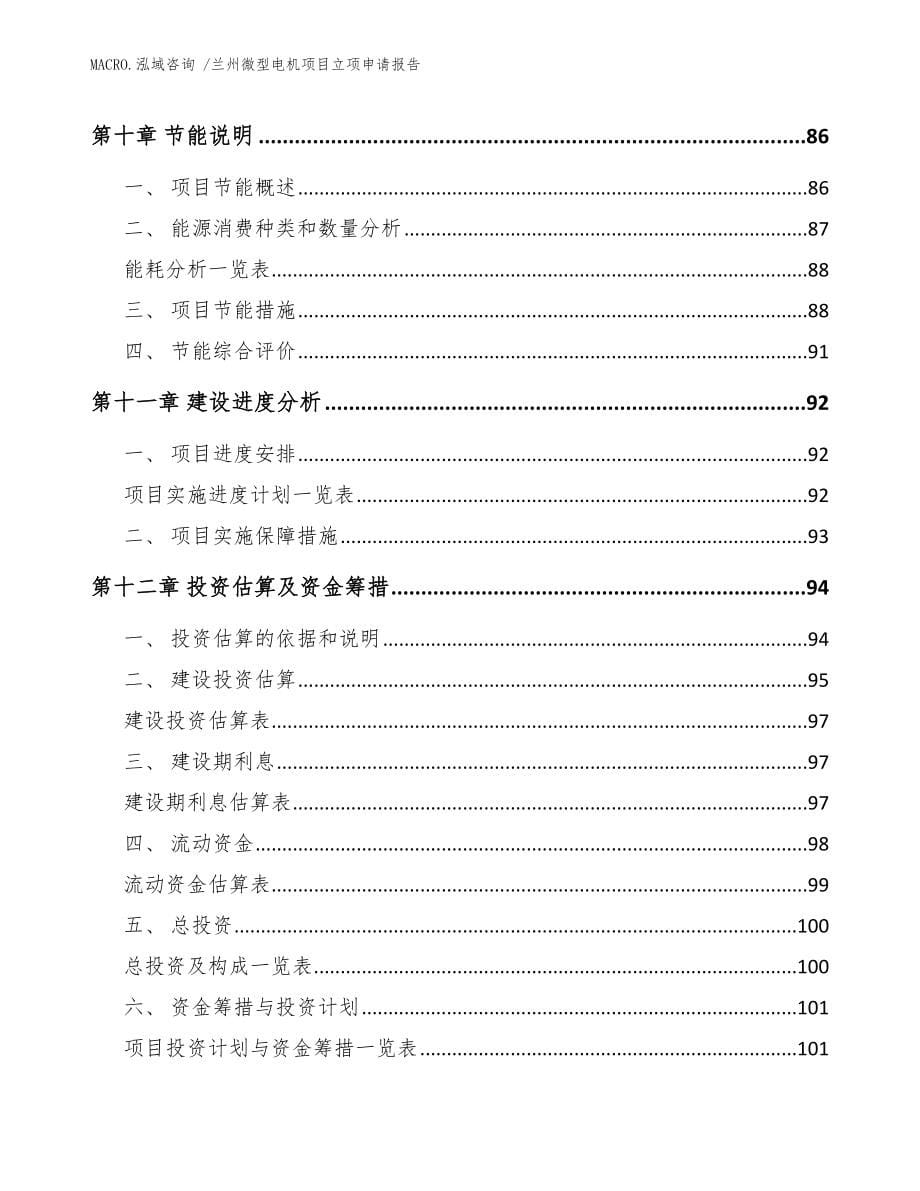 兰州微型电机项目立项申请报告范文_第5页