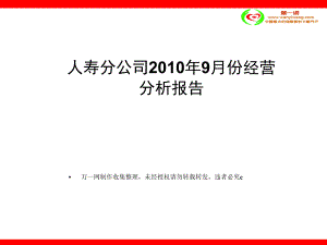 2022年银行保险经营分析KPI报告