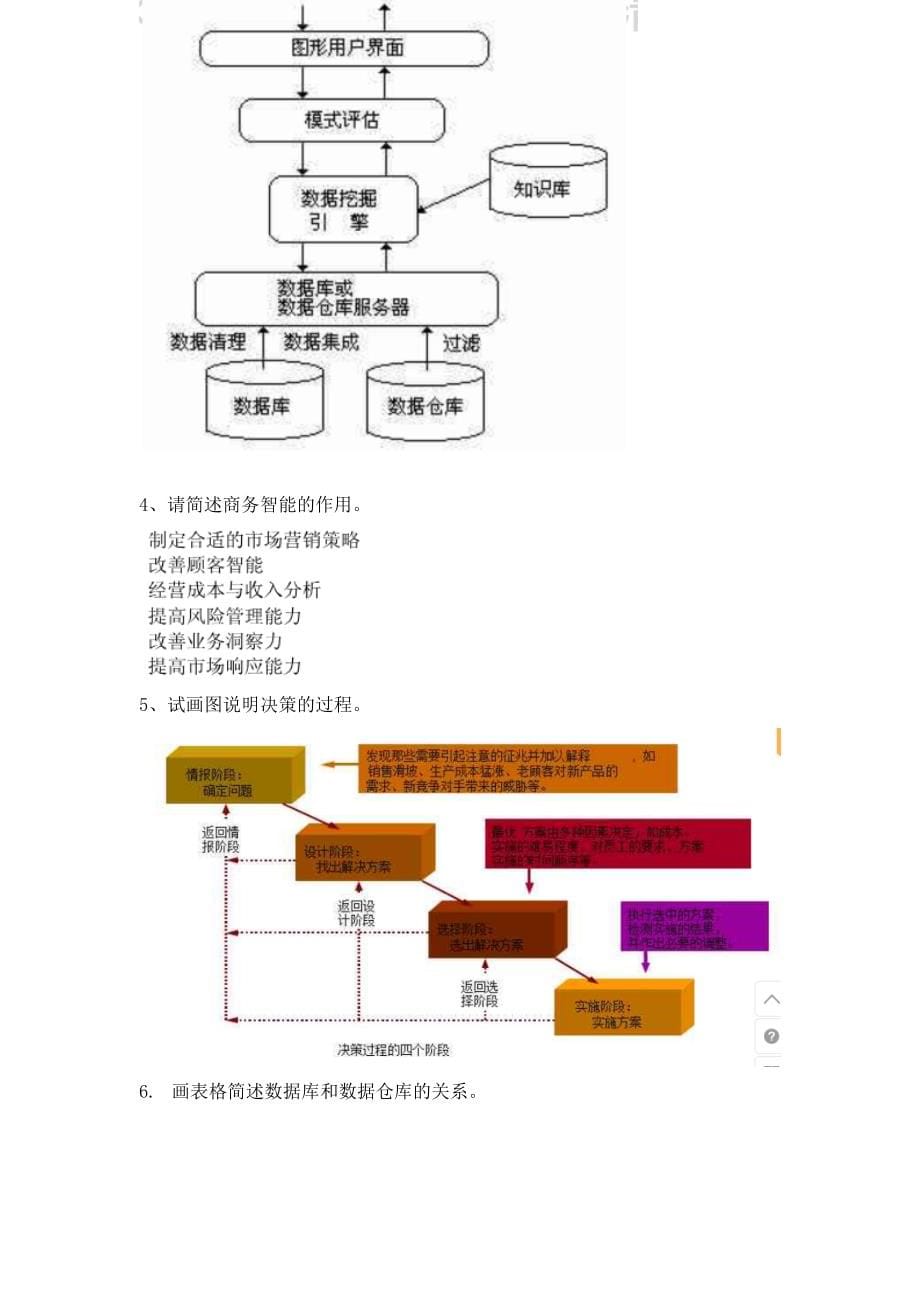 南开大学复习资料-商务智能方法与技术1_第5页