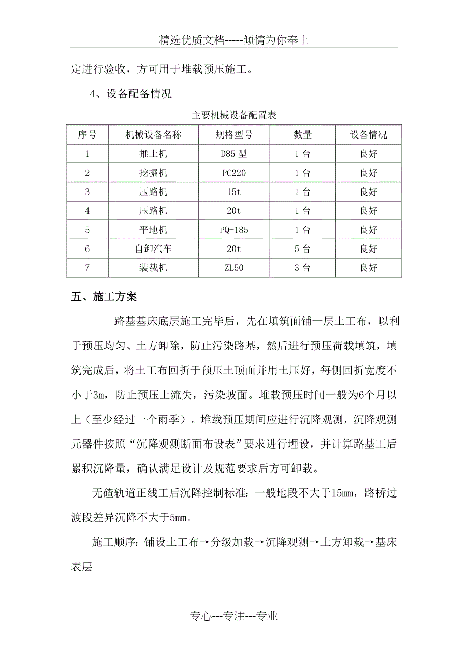 路基堆载预压施工方案(汉十)(共15页)_第4页