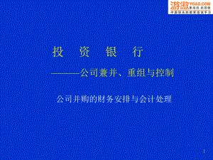 北大投资银行课程讲义(3)(250