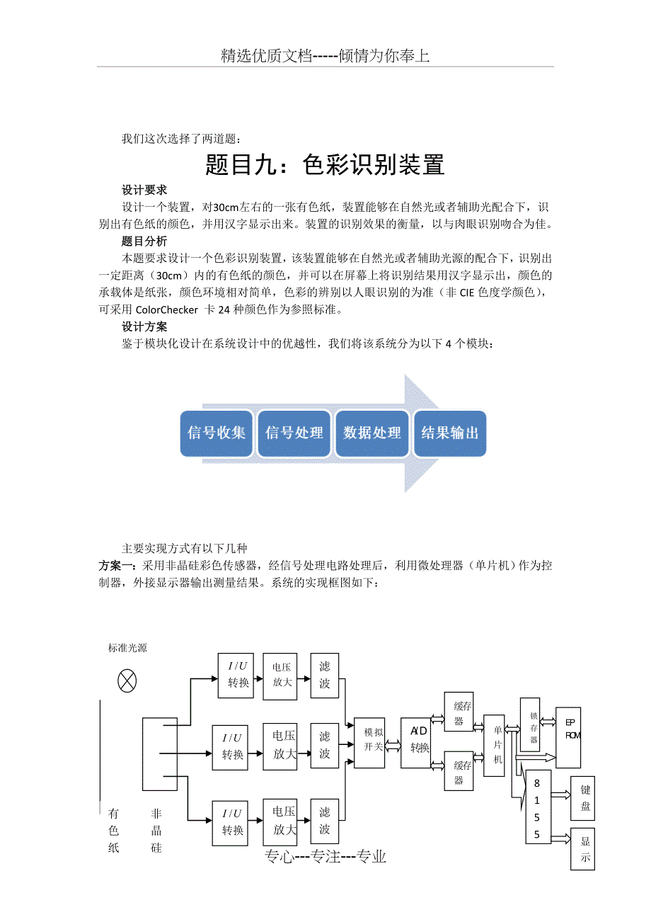 色彩识别装置(共13页)_第1页