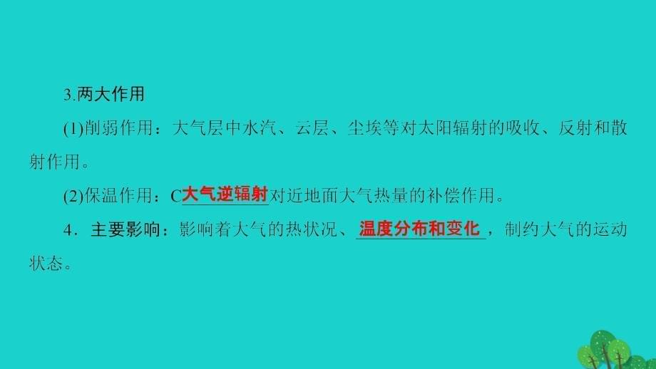 课堂新坐标高中地理第2章地球上的大气第1节冷热不均引起大气运动课件新人教版必修1_第5页