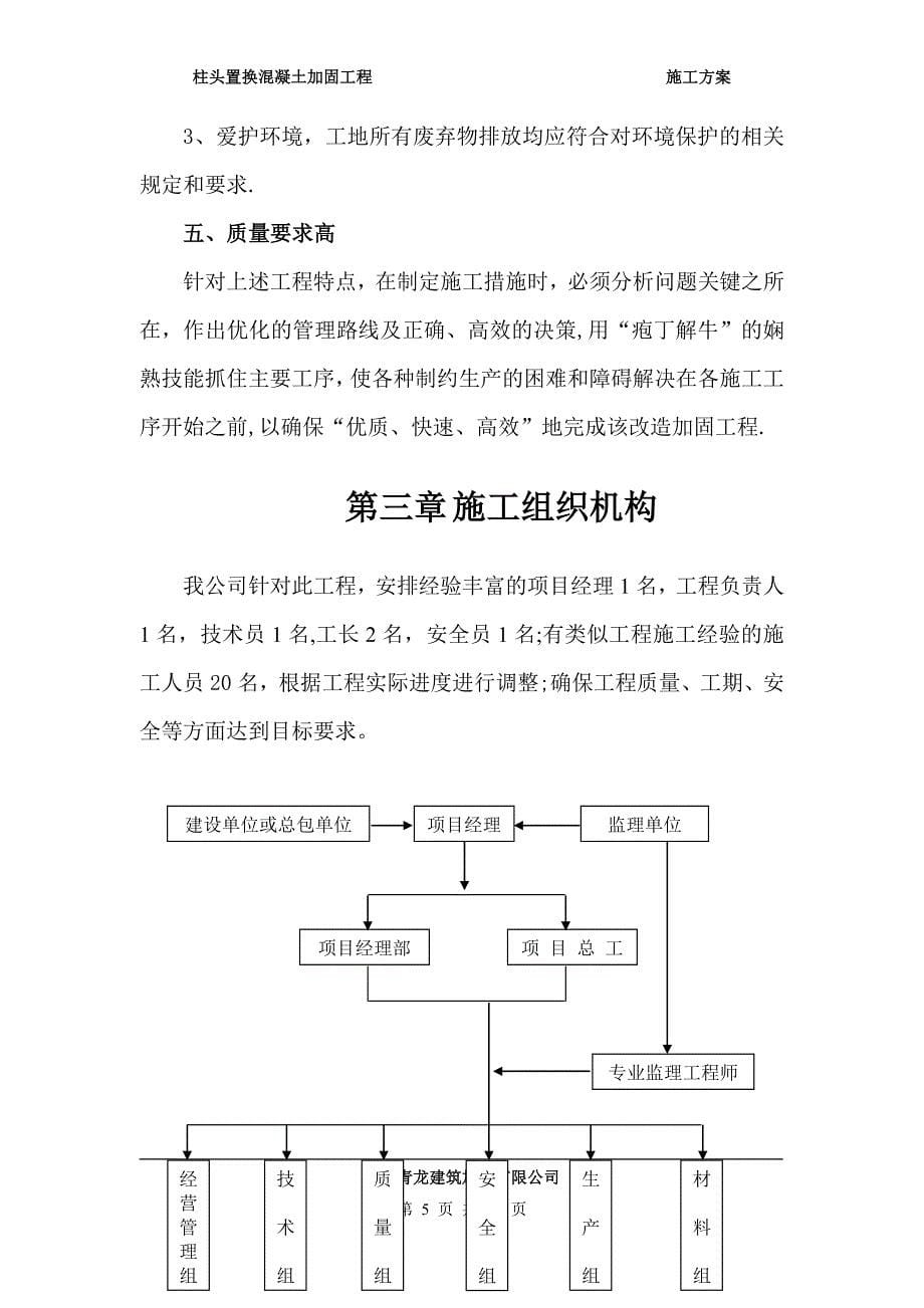 柱头置换混凝土并包钢加固-施工方案_第5页