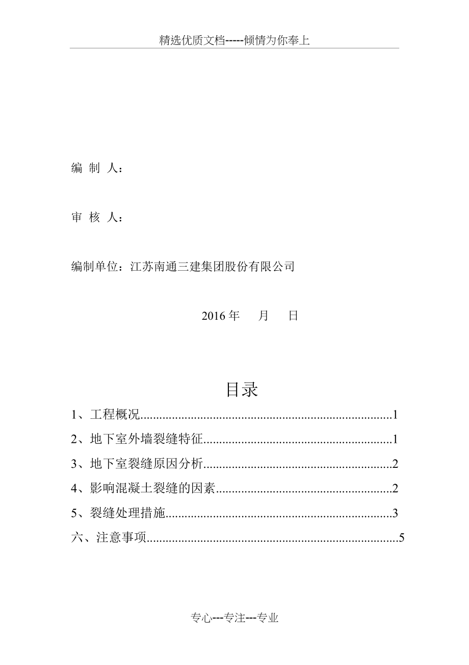 地下室外墙裂缝处理(共10页)_第2页