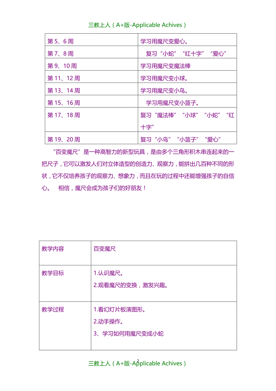 教案及说课稿-二年级数学拓展课教案_第2页