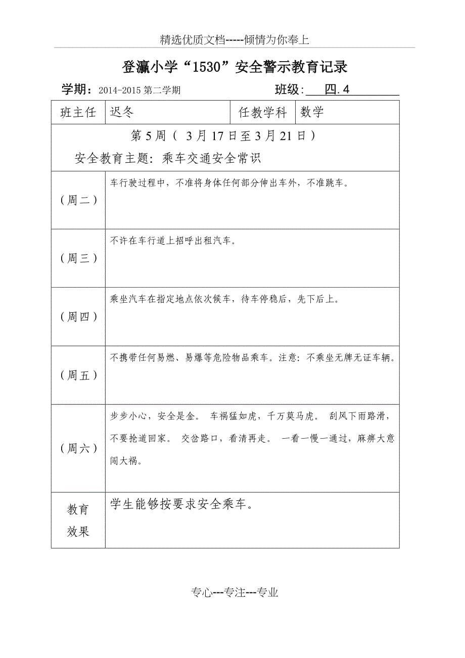 安全警示教育记录(共19页)_第5页