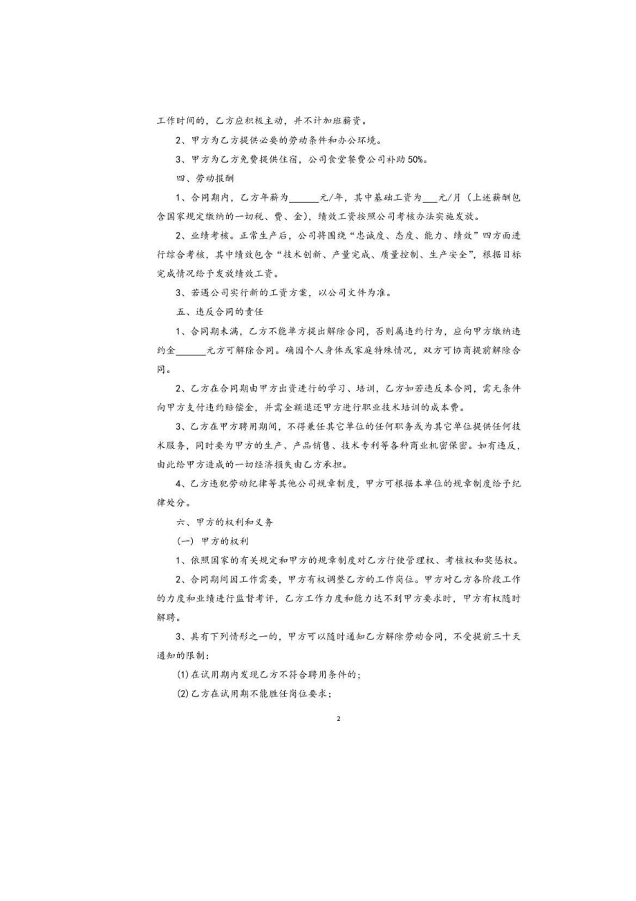 聘用高管协议书_第3页