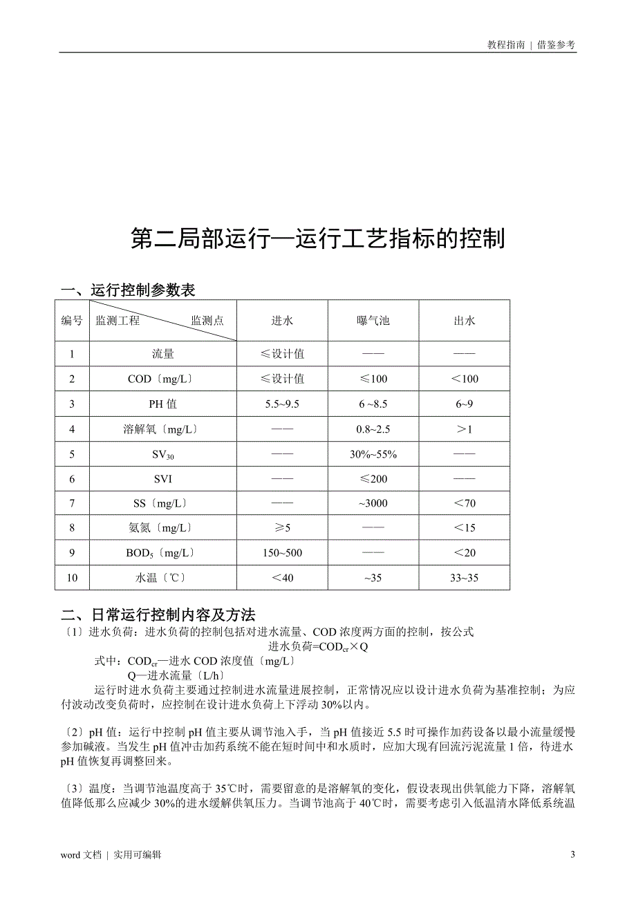 污水处理厂调试方案及故障解决(用户指南)参照_第3页