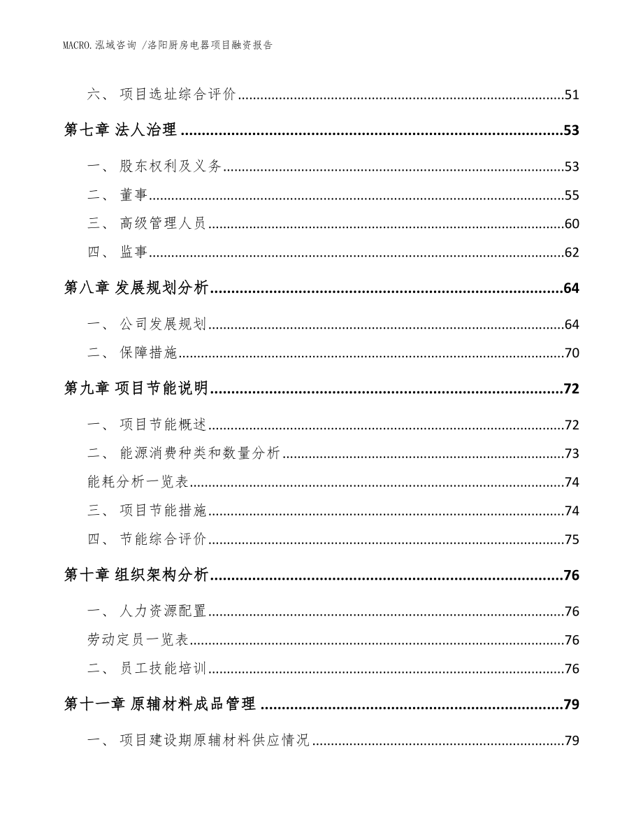 洛阳厨房电器项目融资报告_模板范本_第3页