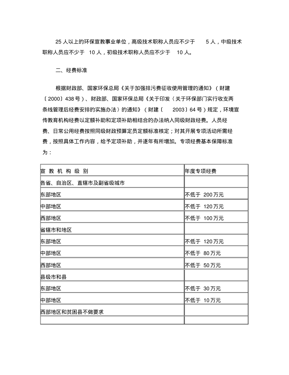 全国环保系统环境宣传教育机构规范化建设标准_第2页