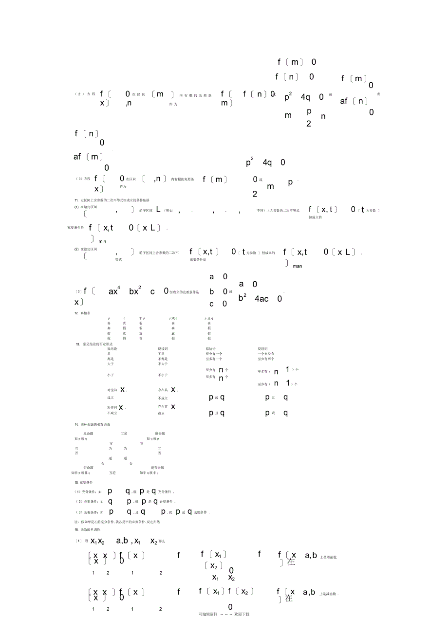 2022年高中数学公式大全_第3页