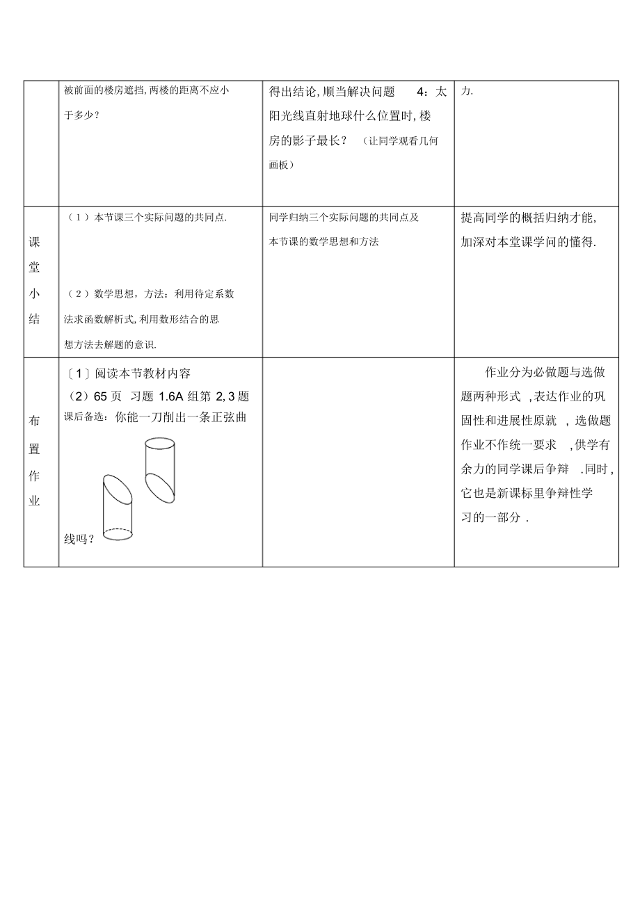 2022年高中数学必修4《三角函数模型简单应用》教案_第4页