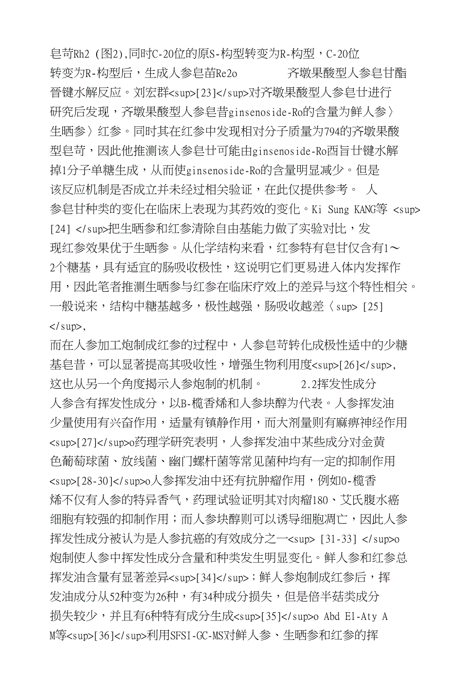 人参炮制过程中化学成分变化及机制研究_第4页