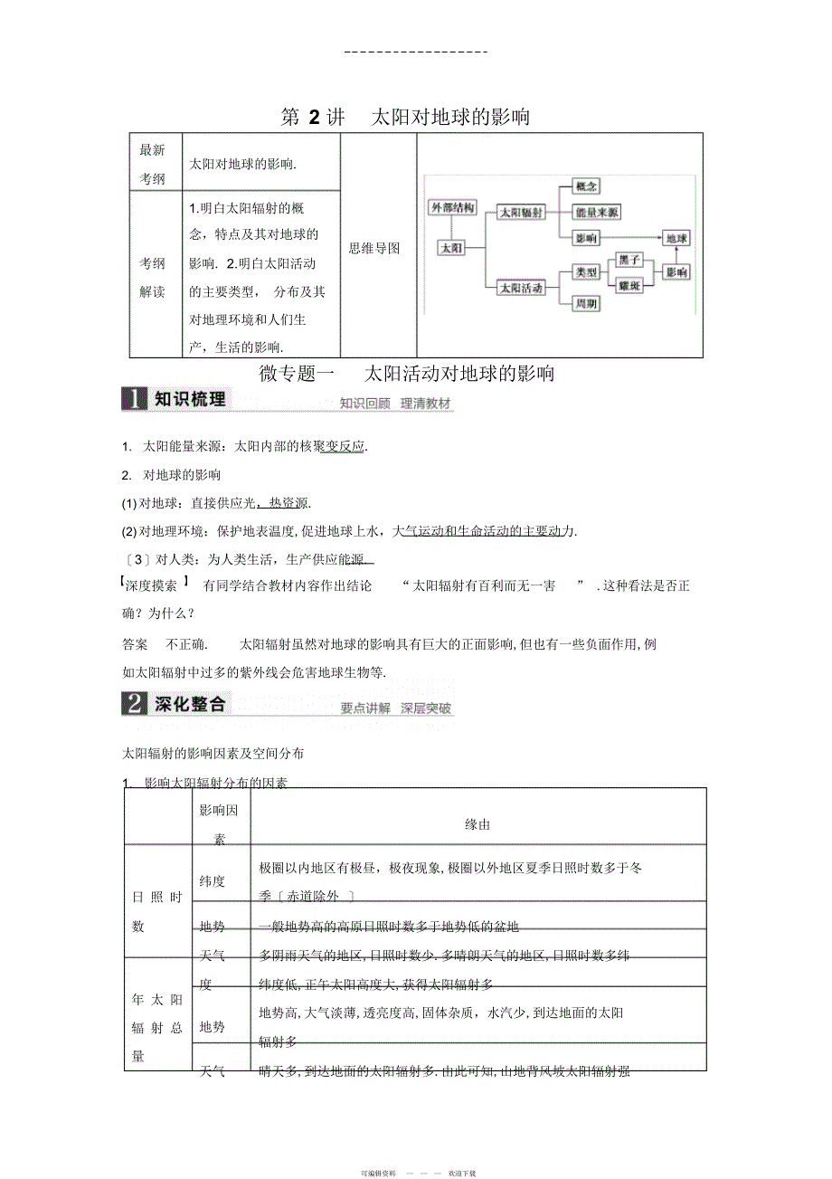 2022年高三地理一轮-必修1第二章第2讲_第1页