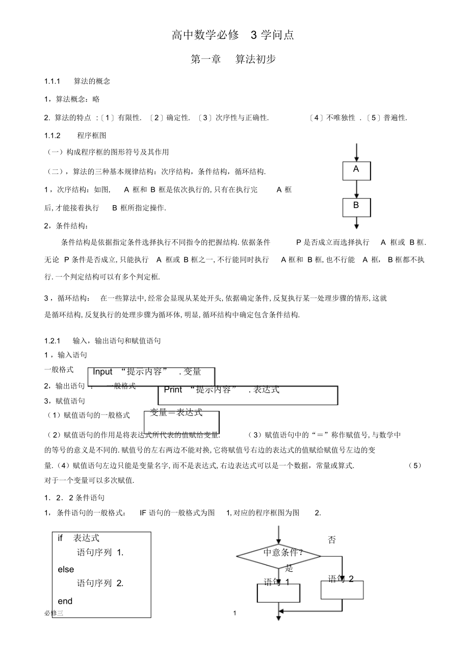 2022年高中数学必修3知识点汇总_第1页