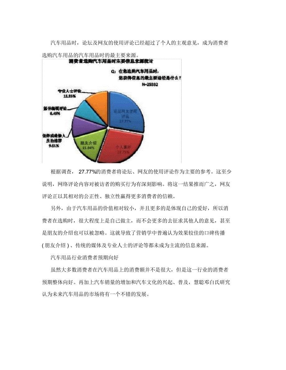 2010年汽车用品消费流行趋势调查报告_第5页