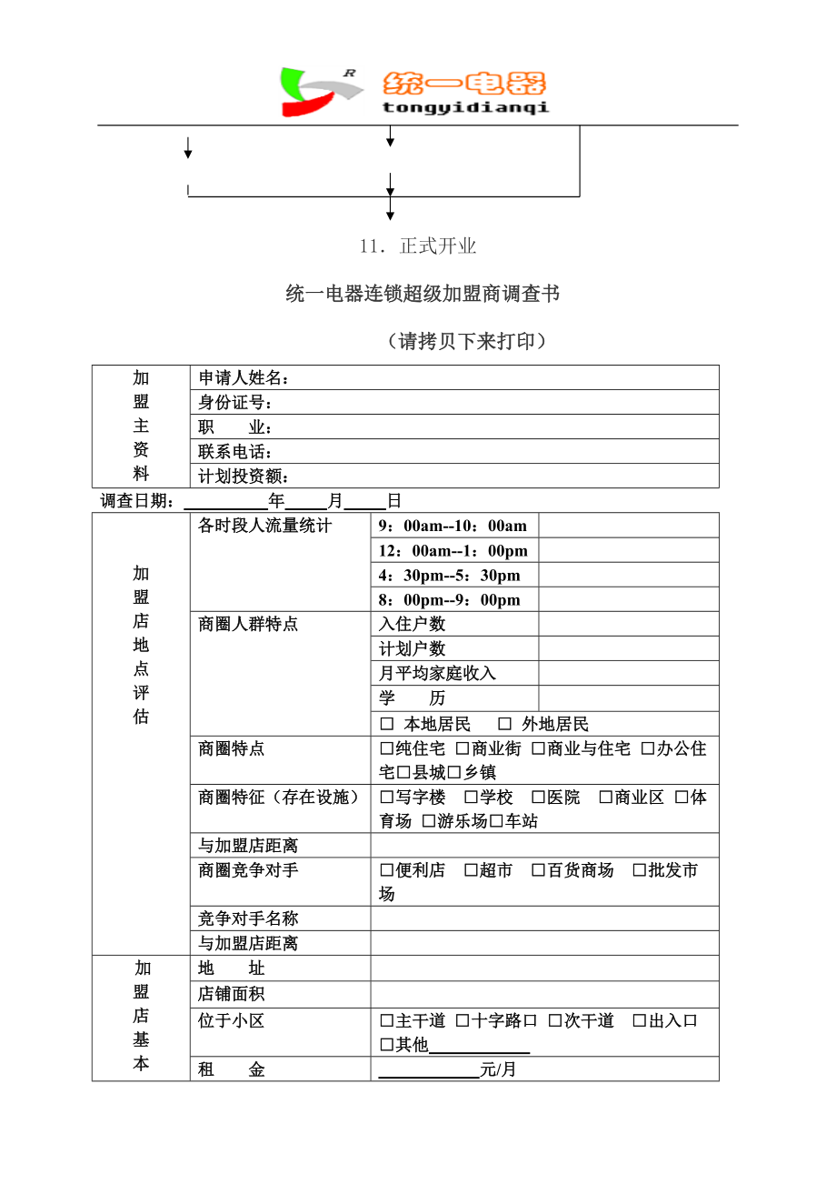 统一电器连锁超市招商_第4页