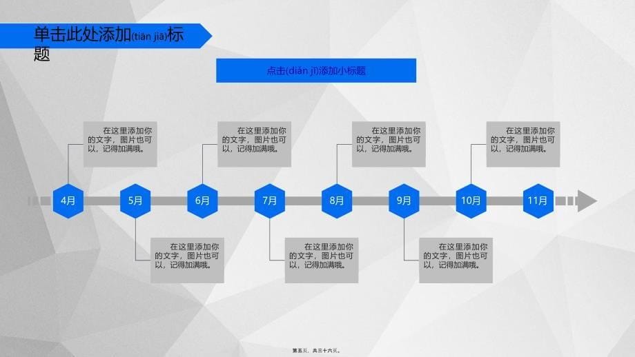 蓝白配色高端商务工作总结PPT模板_第5页