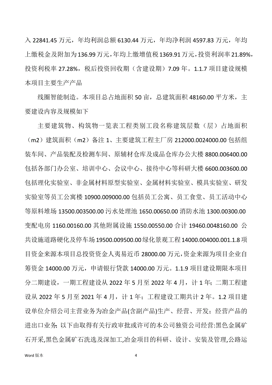 线圈智能制造生产建设项目可行性研究汇报_第4页