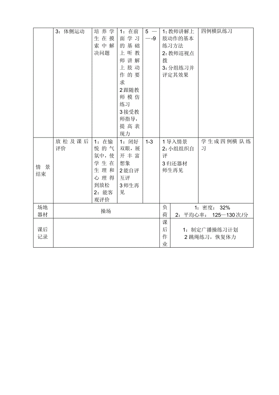 前黄实验学校初一体育与健康教育教案ppt模版课件_第4页