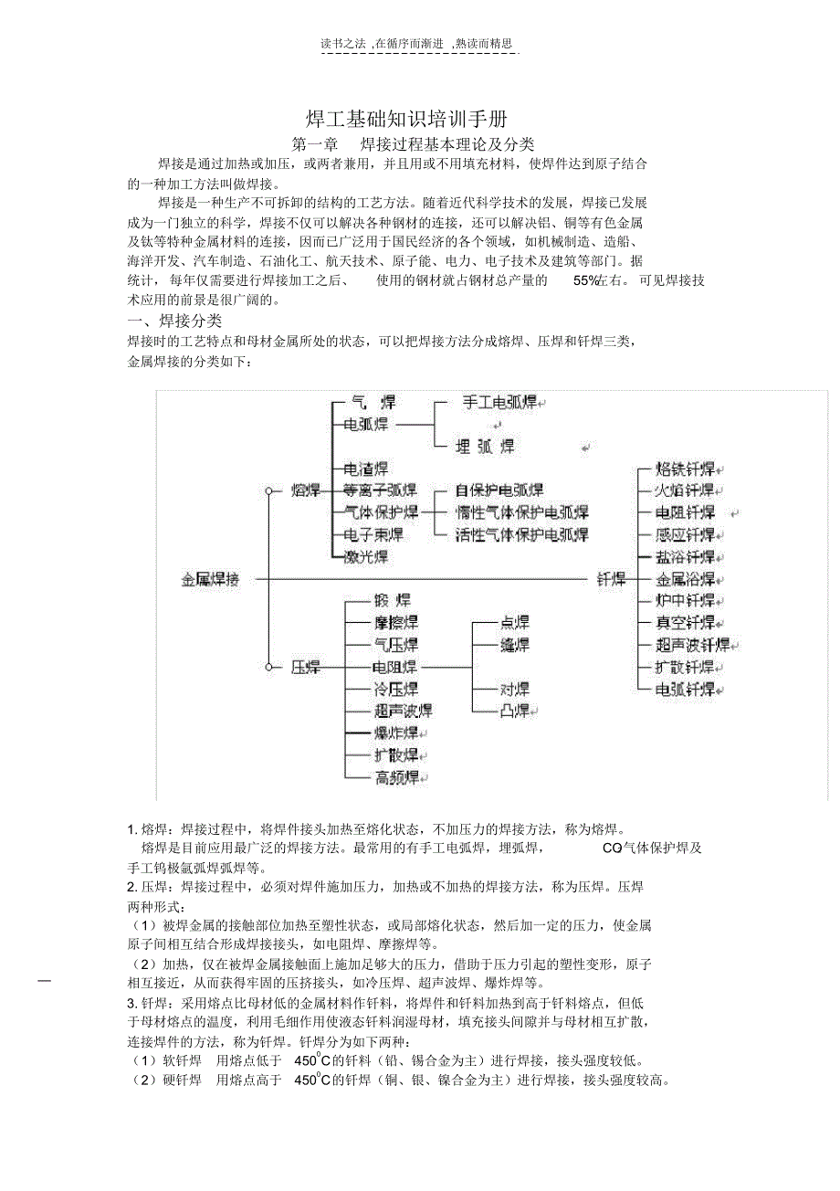 苏州电焊工培训焊工基础知识培训手册_第1页