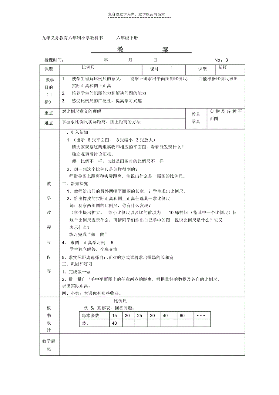 九年义务教育六年制小学教科书六年级下册_第3页