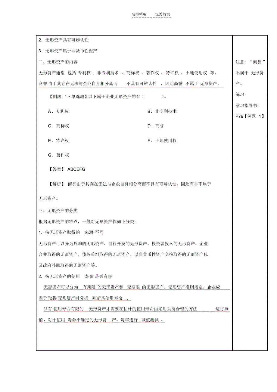 教案中级财务会计第七章无形资产_第2页