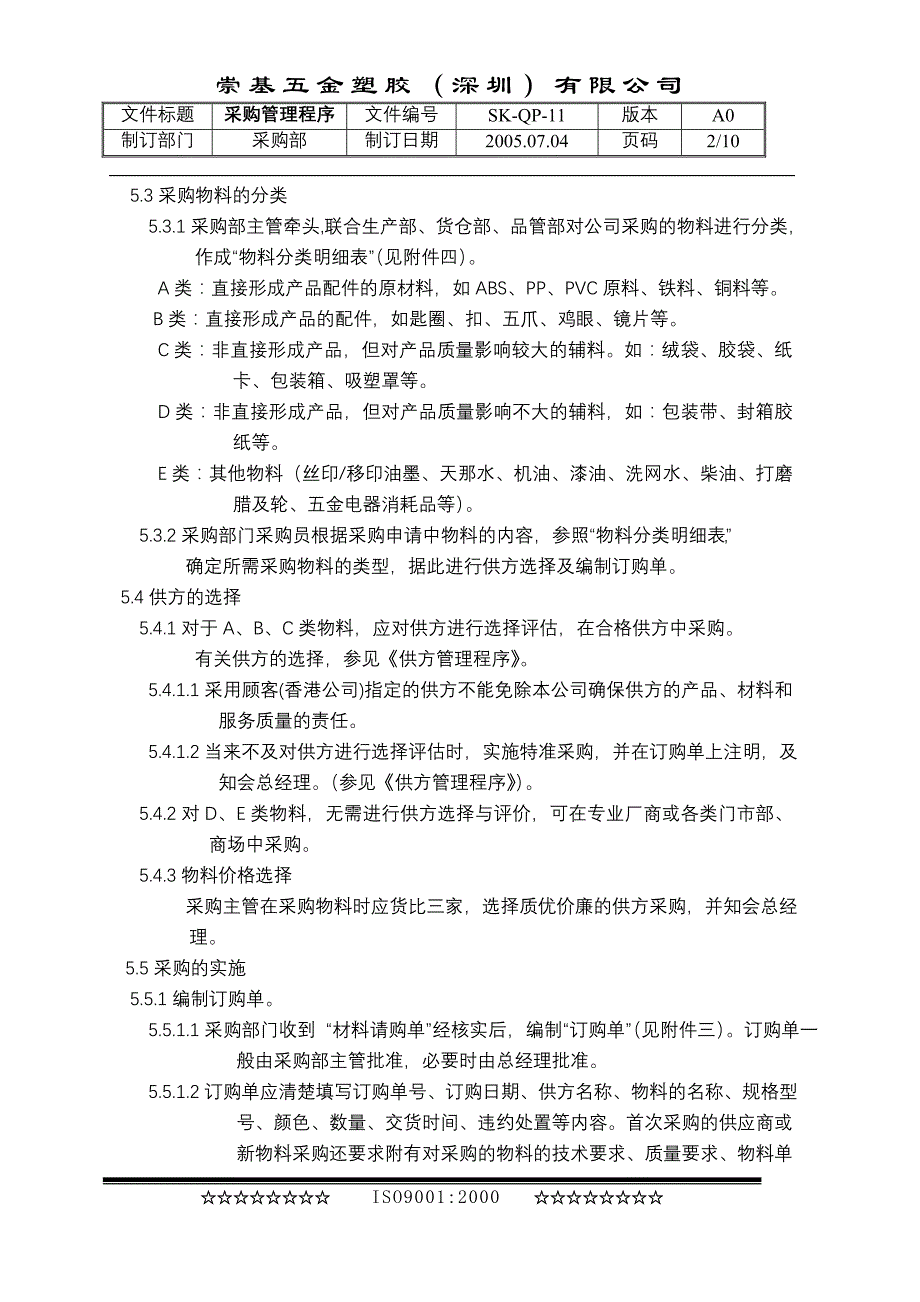 专题资料（2021-2022年）11采购管理程序_第2页