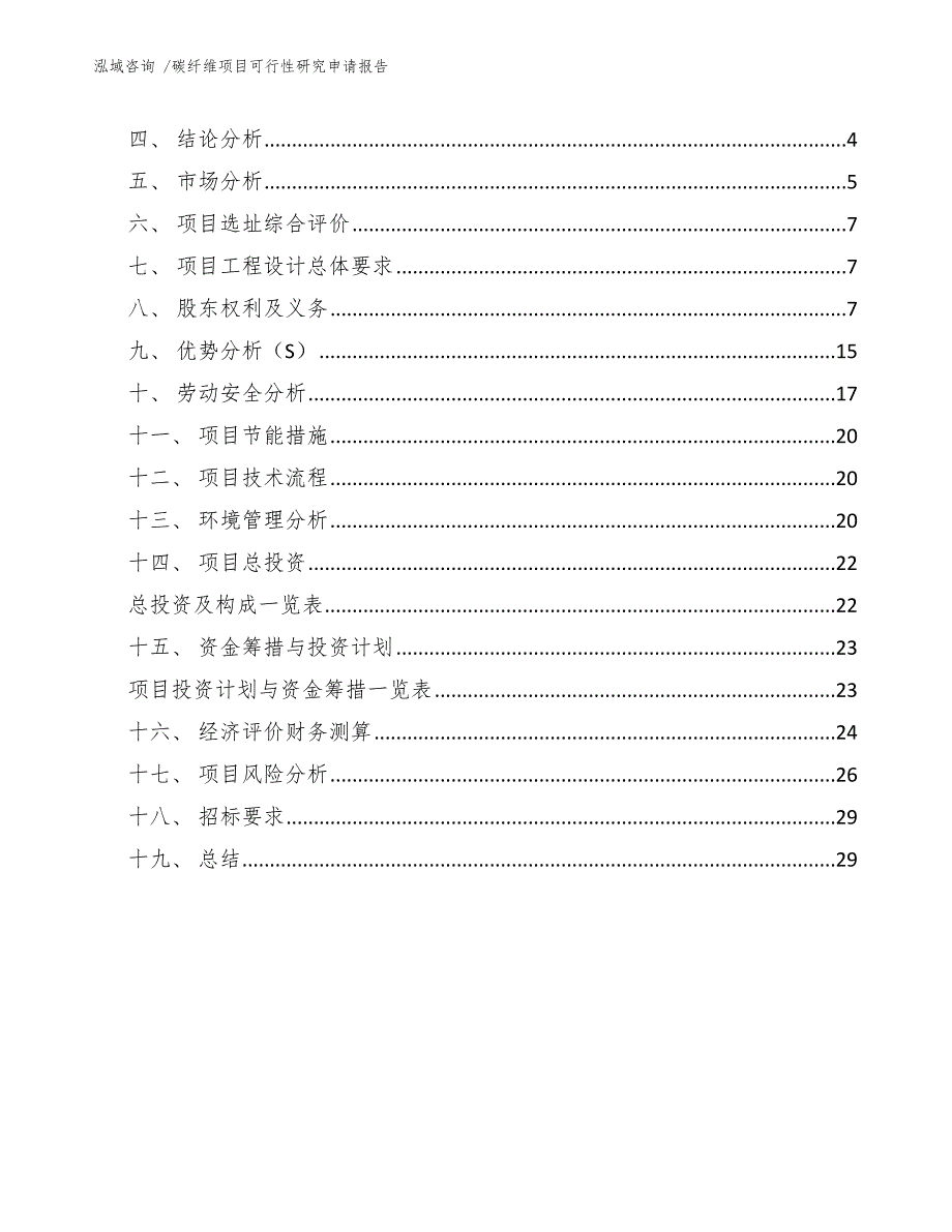 碳纤维项目可行性研究申请报告（范文参考）_第2页