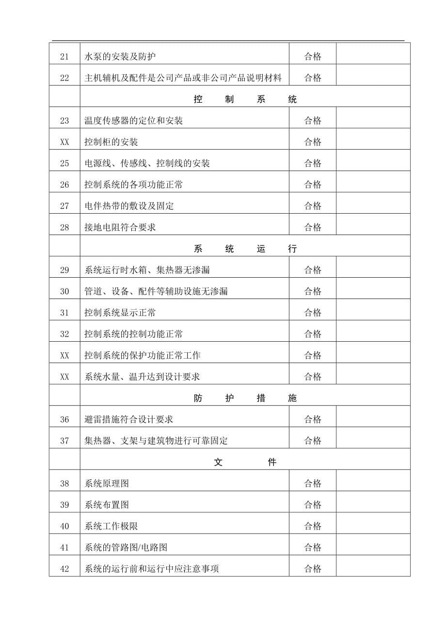 太阳能热水器工程验收报告_第5页