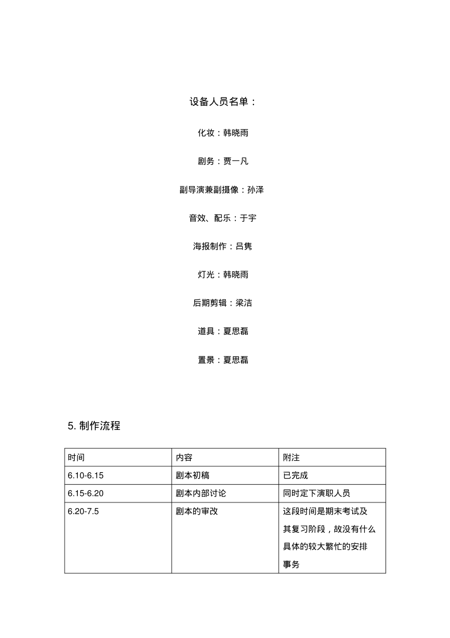 制片计划书整理_第4页