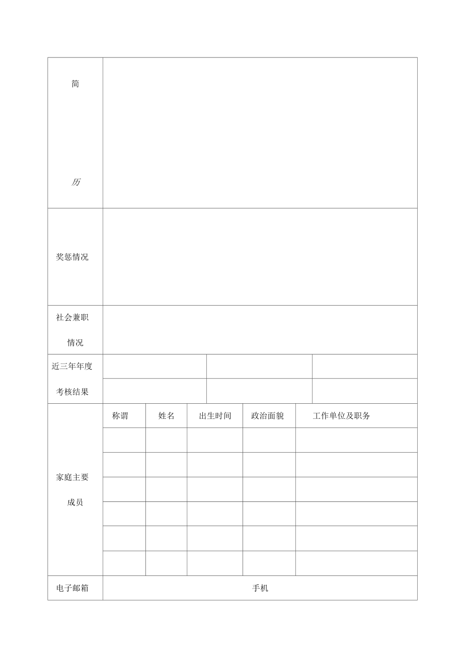 东北地区民航专业工程质量监督站2019年度人才招聘报名登记表_第2页