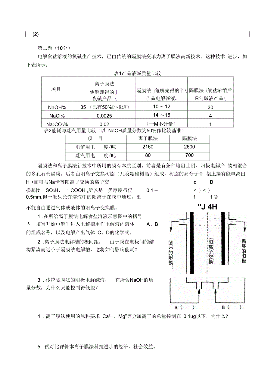 高中化学竞赛初赛模拟试卷18_第2页