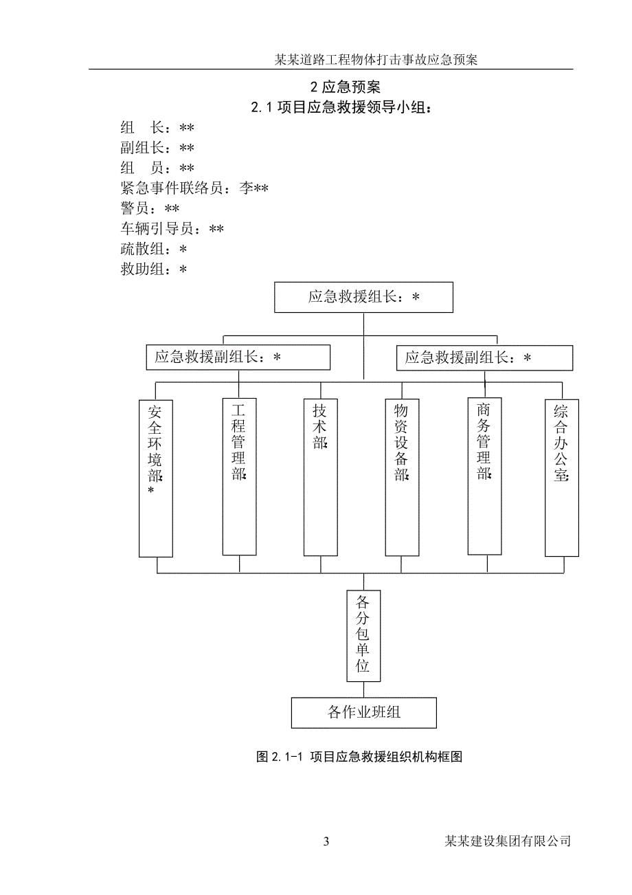 某某工程物体打击事故应急预案_第5页