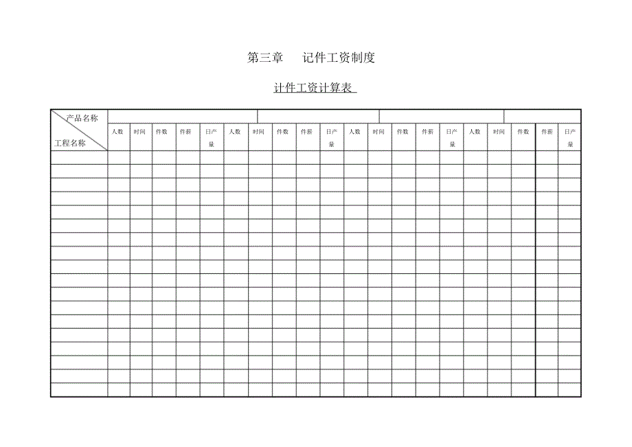 第三章记件工资制度_第1页