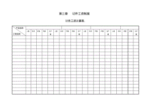 第三章记件工资制度