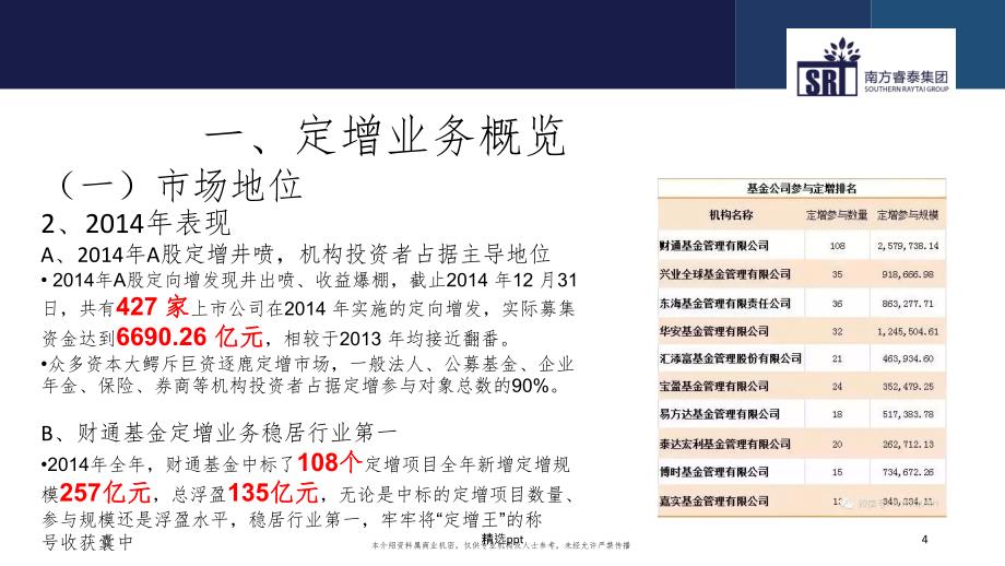 财通基金定增投资业务梳_第4页