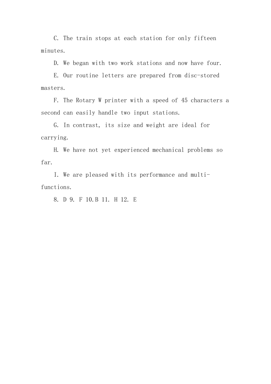 BEC中级阅读翻译模拟练习及答案2_第3页